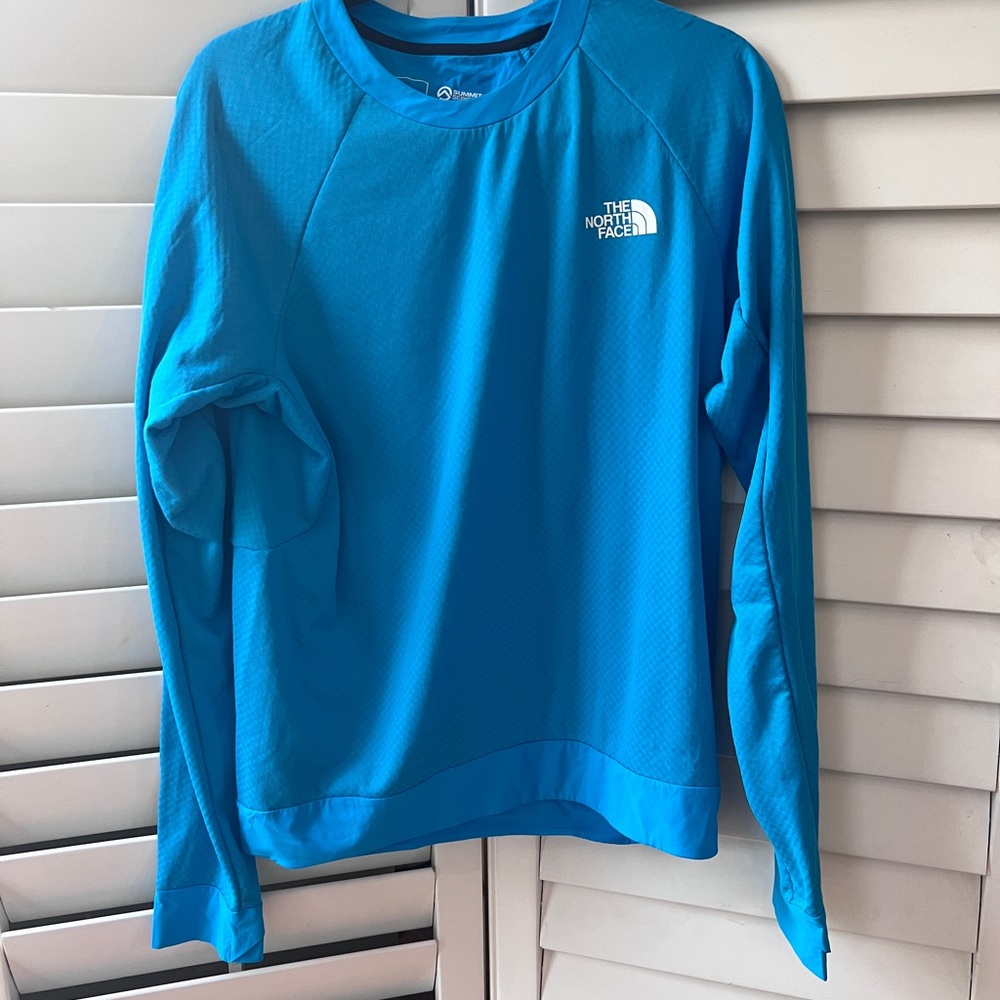 The North Face Blue Long Sleeve Tee